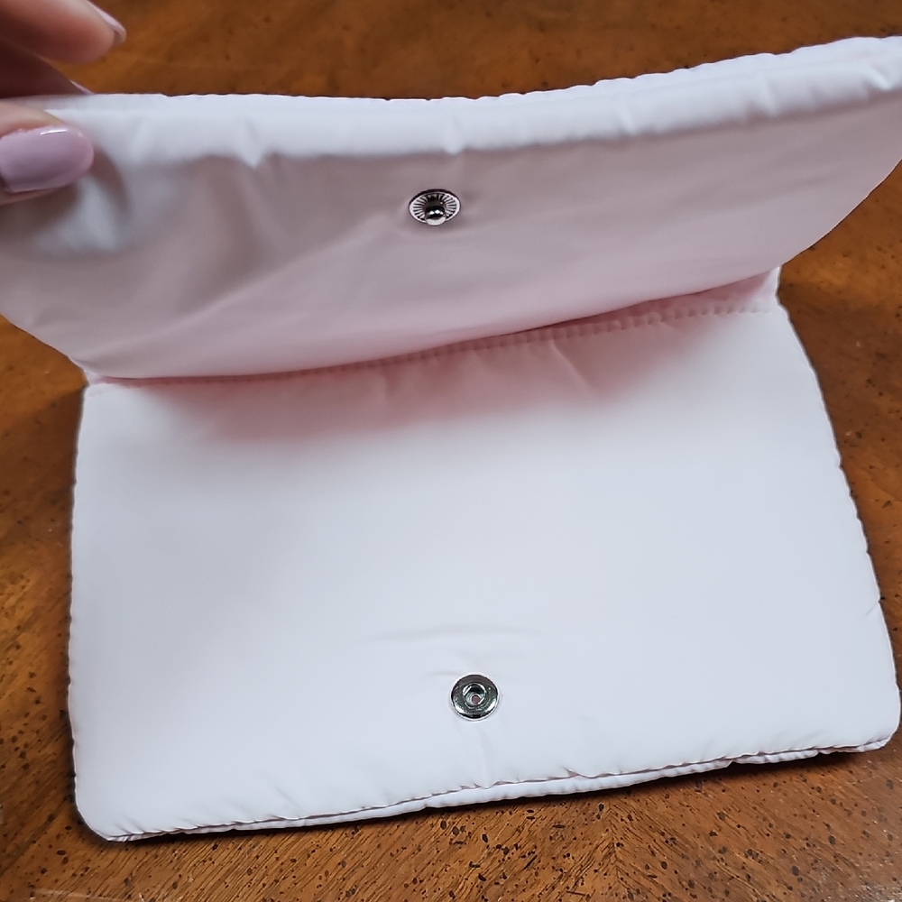 Dior Soft Pink make up pouch with Silver Logo - Picture 2 of 7